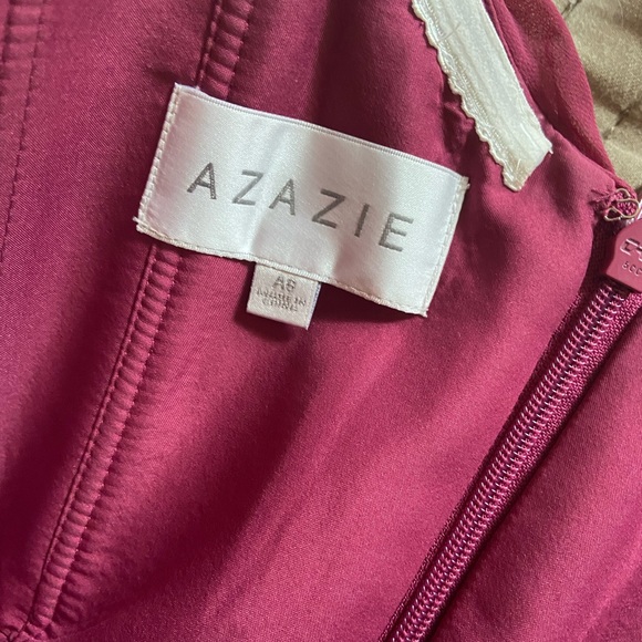 Azazie Audrianna Mulberry Color Size A8 - Picture 3 of 4